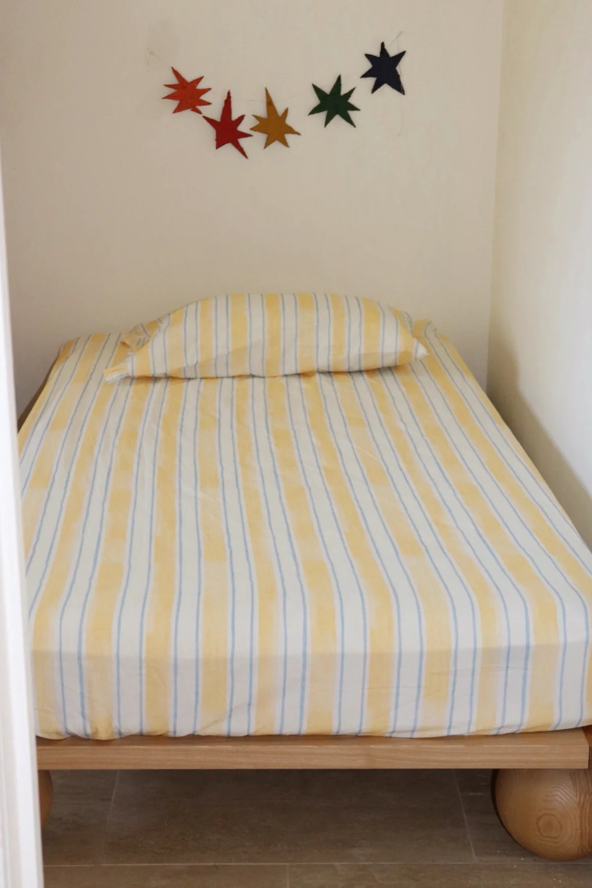 Sea Stripe fitted sheet | cot