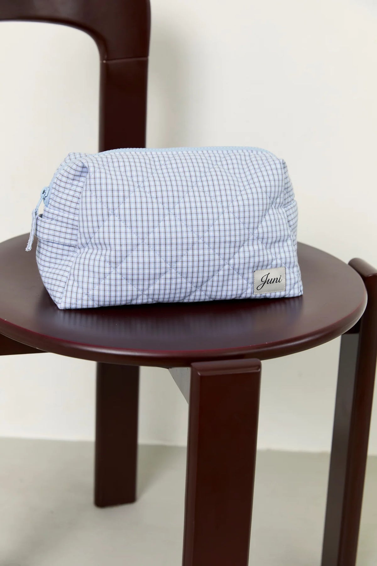 The Essentials Pouch | Blue Check