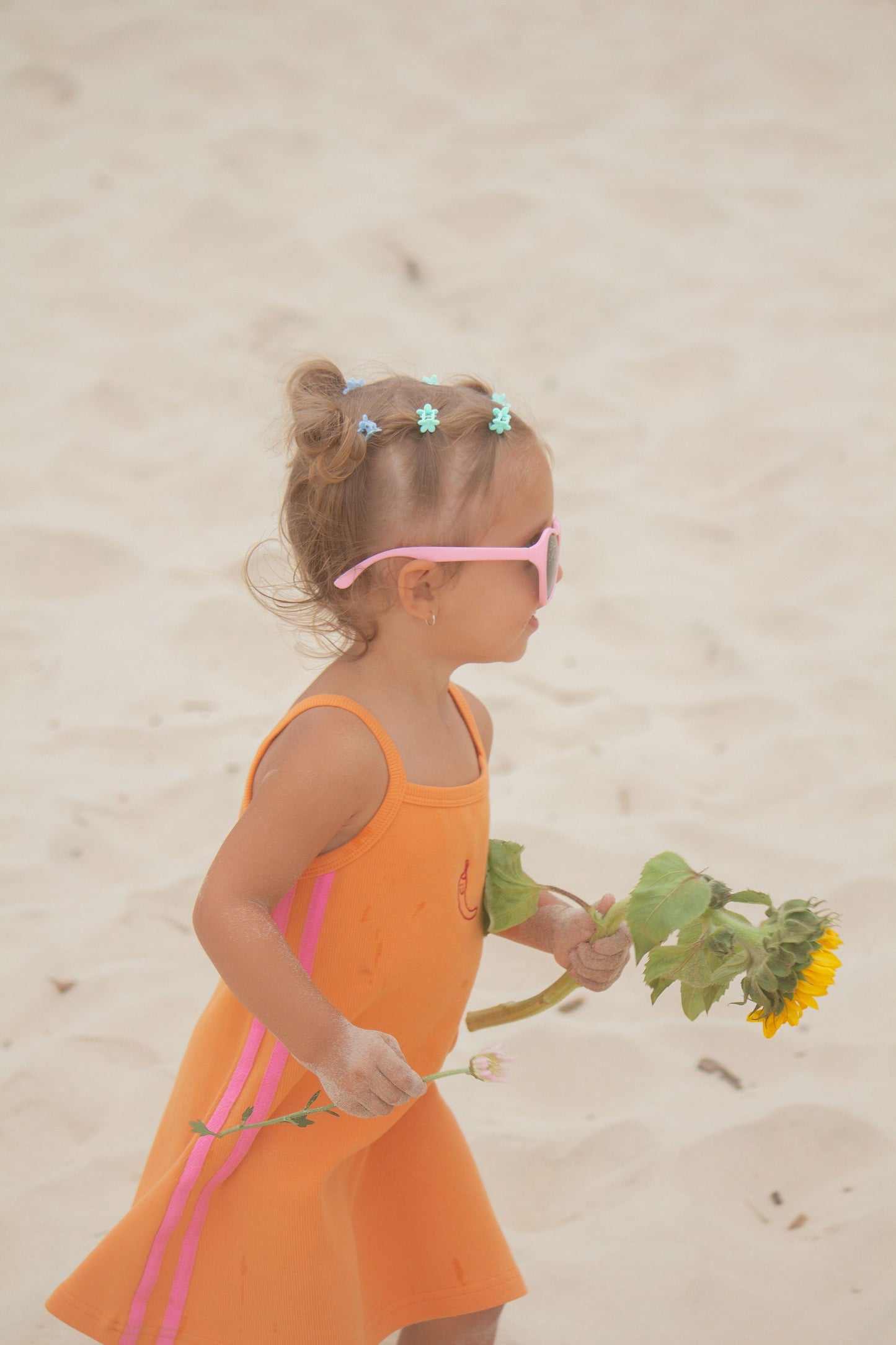 sofia sundress - tangerine