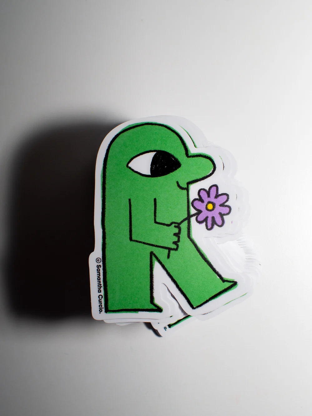 Blooming cute - vinyl sticker