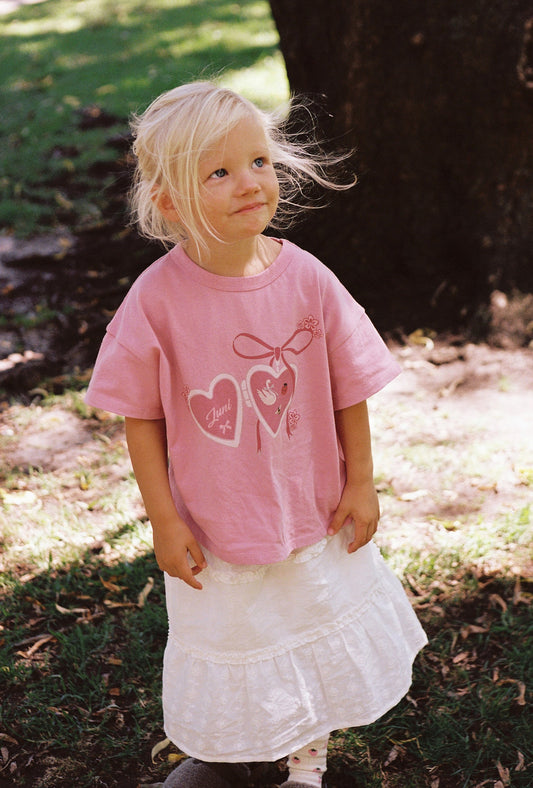 Love Locket tee | pink