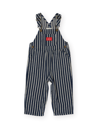 Railroad Stripe Austin Overalls