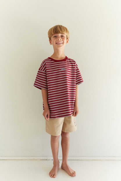 Zion Tee | Cherry Stripe