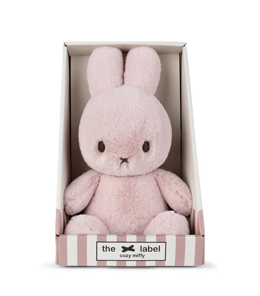 Cosy Miffy sitting in box | 23cm | soft pink