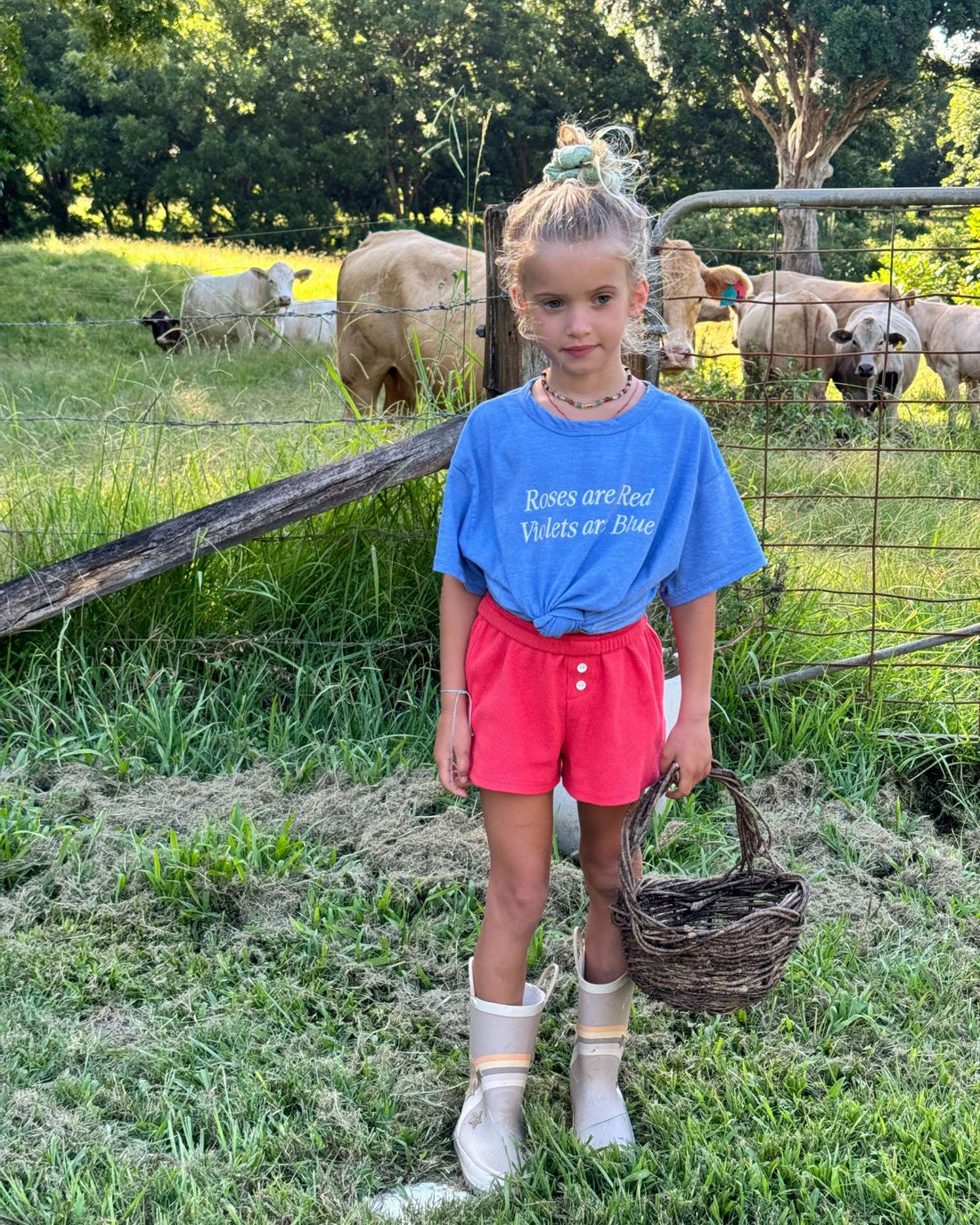 Roses are red tee | sky