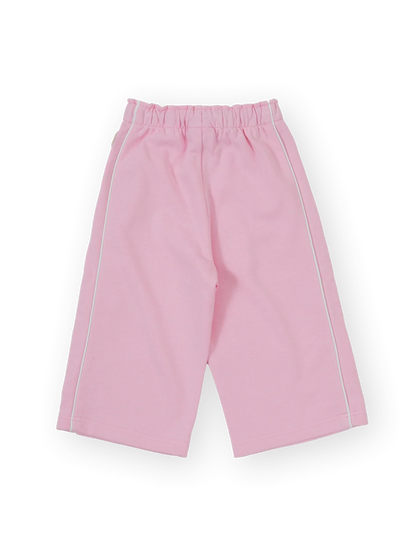 Wide Leg Piped Sweatpants