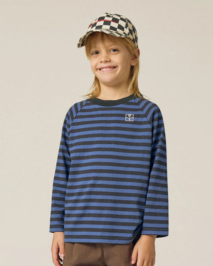 Blue and Grey Stripes T-Shirt