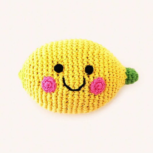 Pretend Play Food Rattle - Lemon