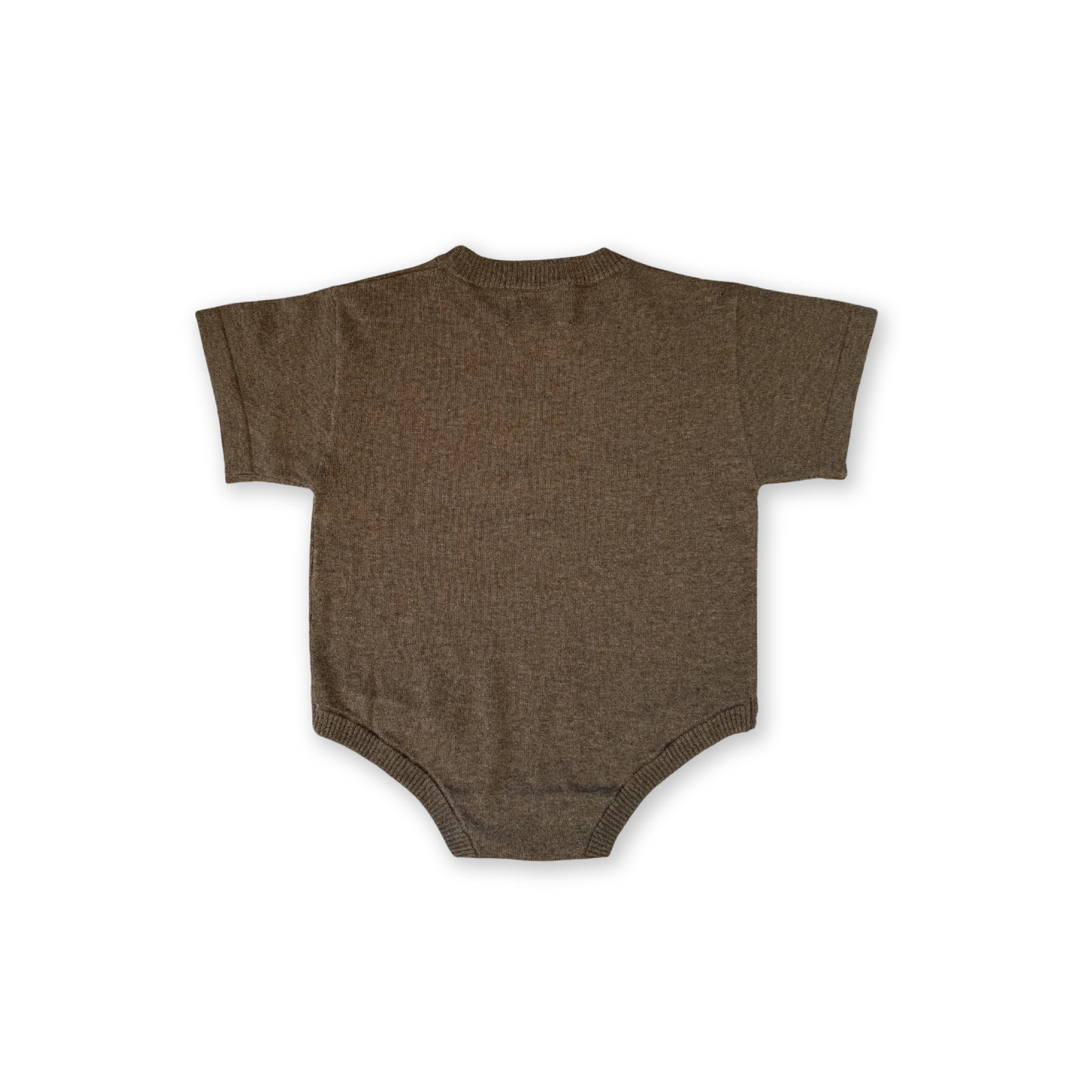 Organic Sardine Oversized Romper - Mud