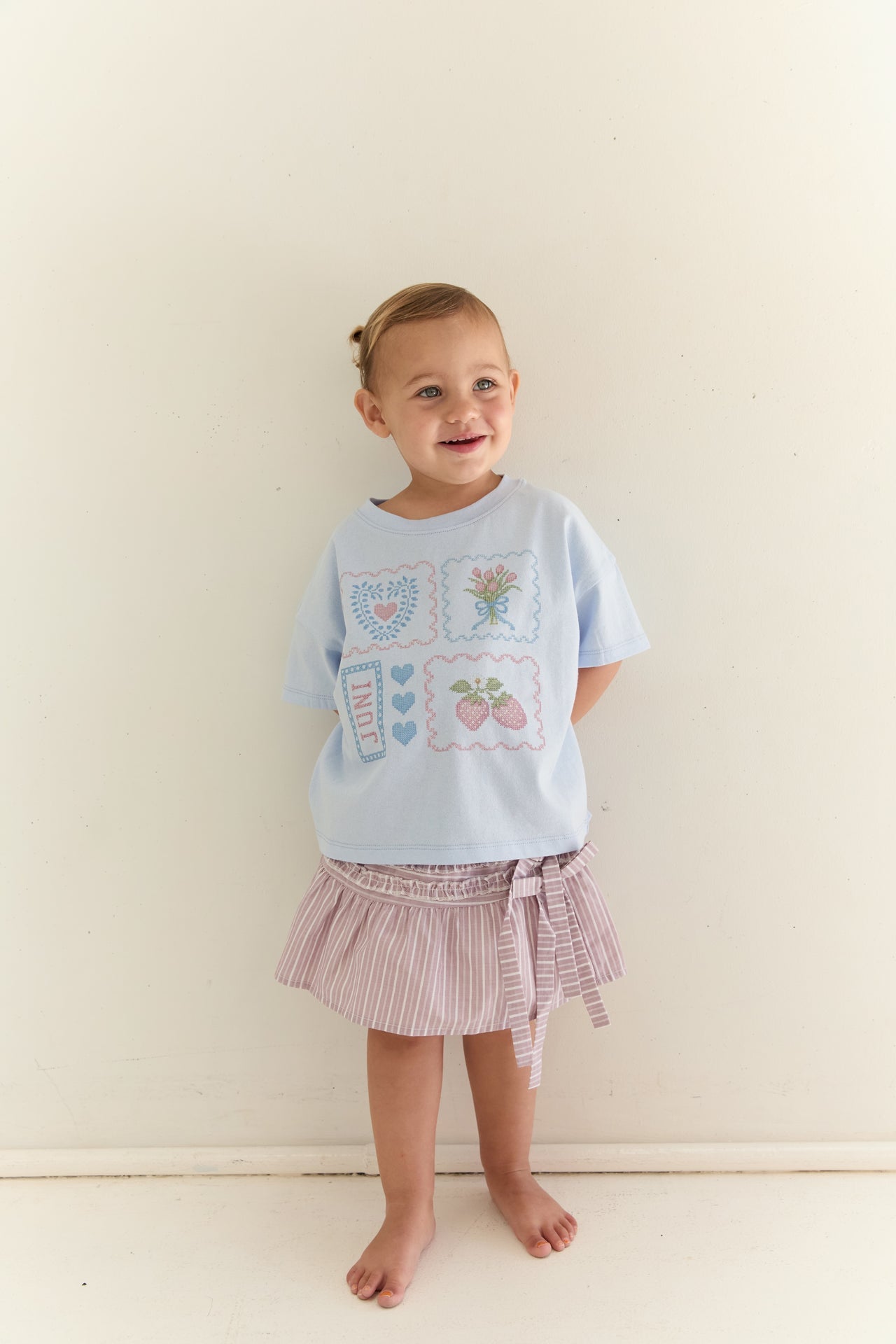 Annika Skirt | Rosa Stripe