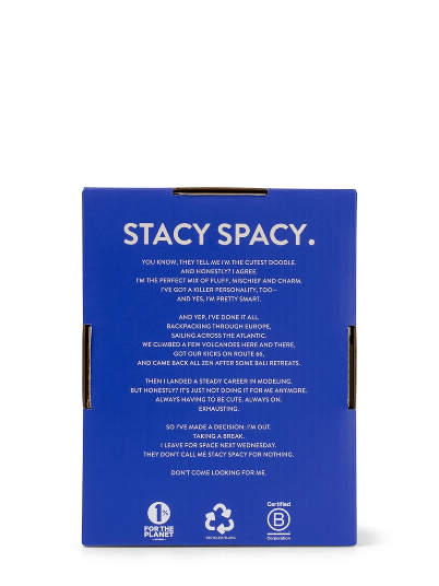 Stacy the Labradoodle in giftbox - 18 cm