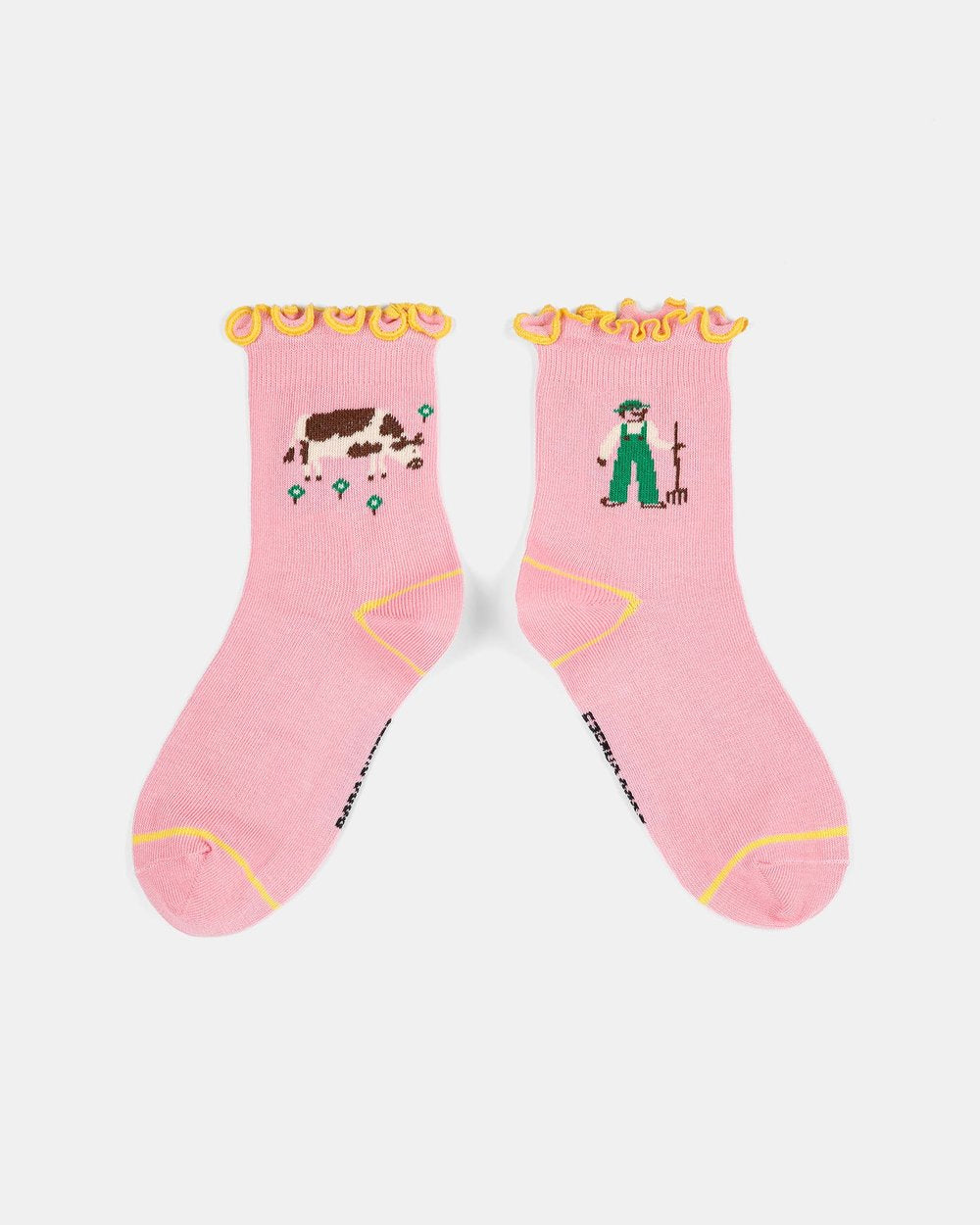 Farm Adventure Ruffled Short Socks | kids