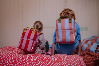 backpack medium | striped | cloud + maple whirl