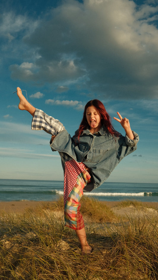Cotton Flannel Pant | multi check