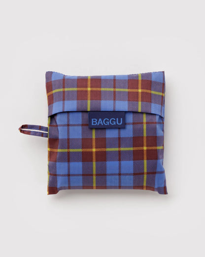 Standard Baggu | blue tartan