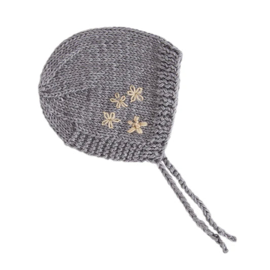 Flowers Bonnet | Grey