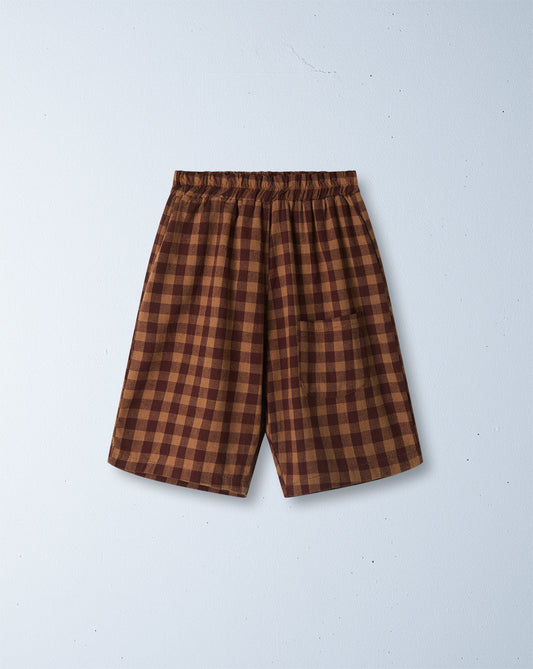 neko gingham short | spice