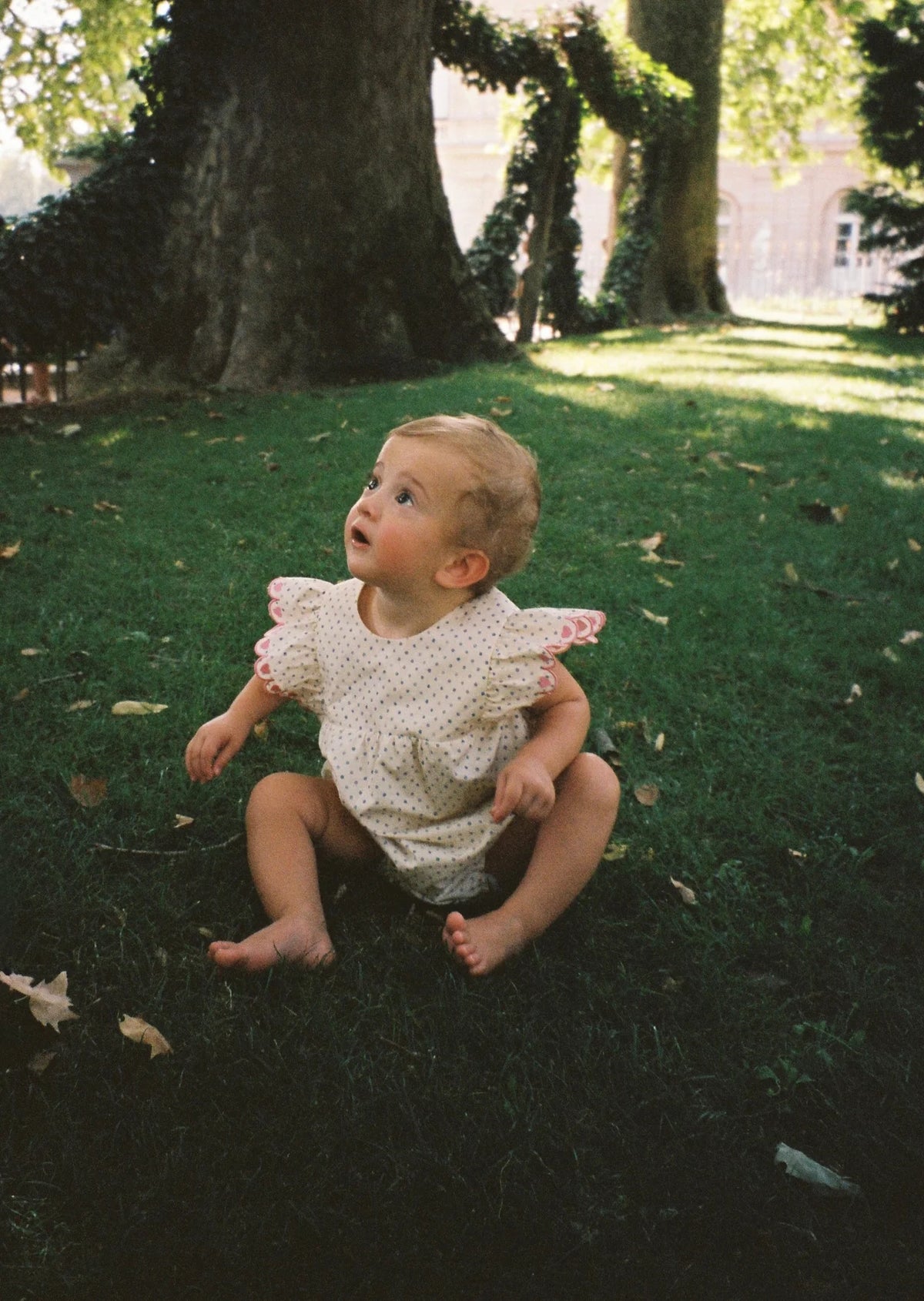 Daisy Romper | Polka Dot