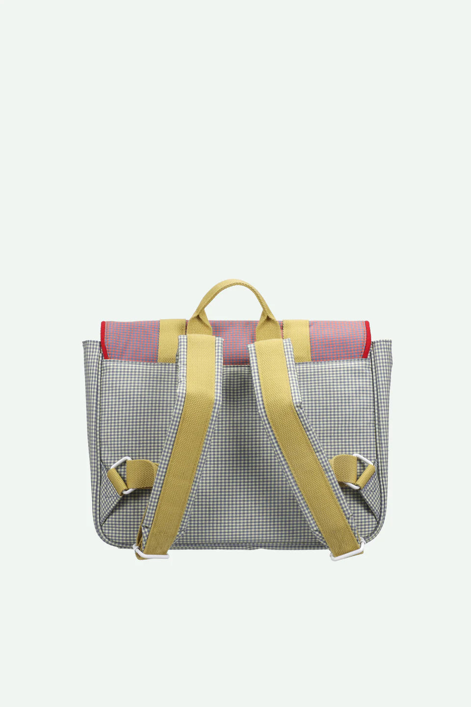 school bag | lemon tree | gingham midnight + moon