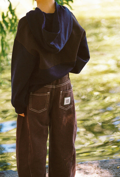 Dylan Barrel Leg Jean | Cocoa