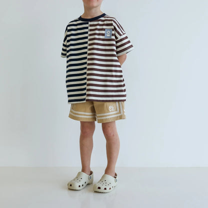 Slit Stripes Tee