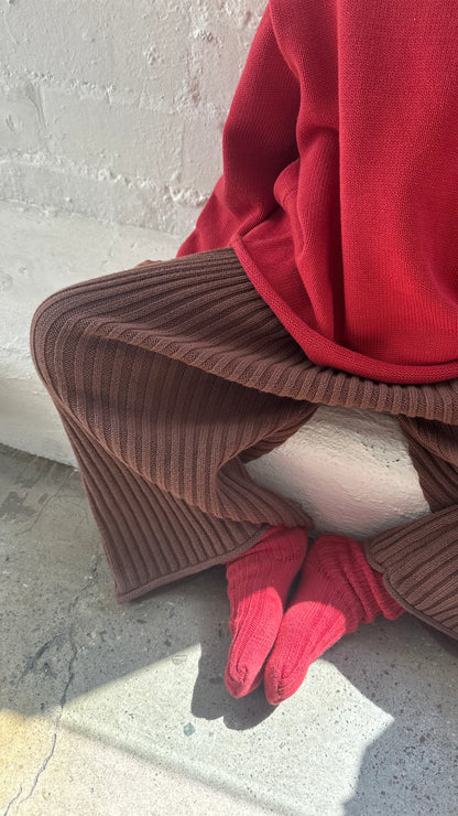 Knit Socks | Chilli