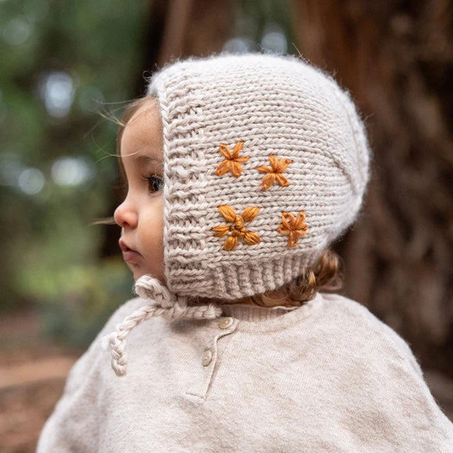 Flowers Bonnet | Oatmeal