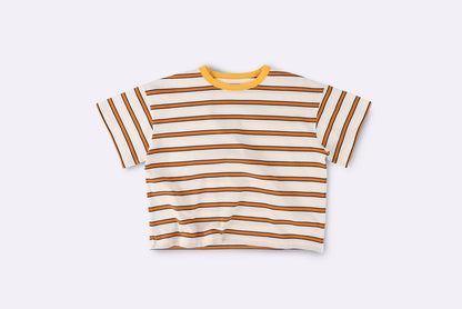 Striped tee | yellow