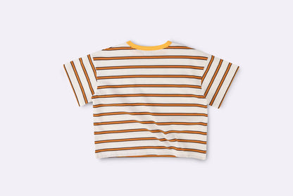 Striped tee | yellow