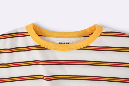 Striped tee | yellow