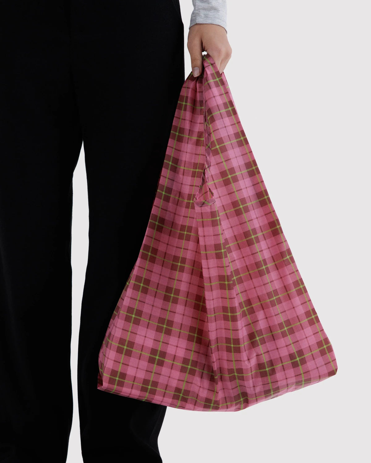 Standard Baggu | azalea pink tartan