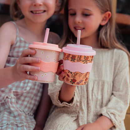Pink Daisy Kids Keep Cup | 8 oz