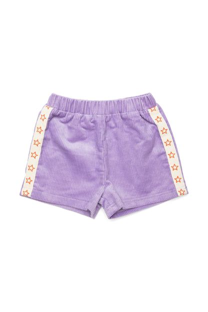 Playtime cord shorts | purple