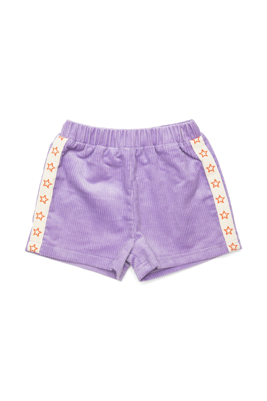 Playtime cord shorts | purple