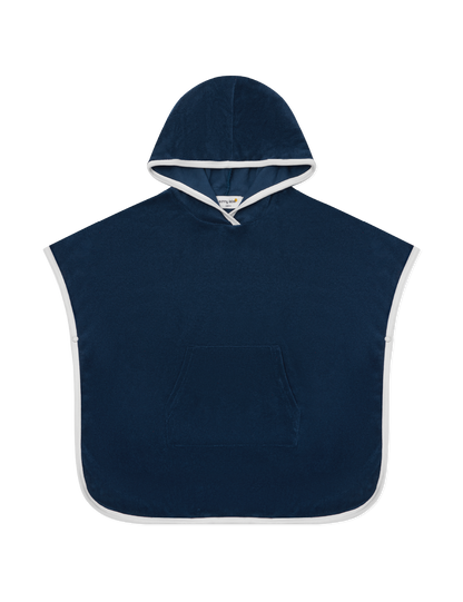 Terry poncho | navy