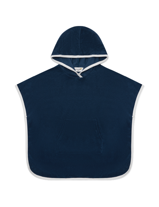 Terry poncho | navy