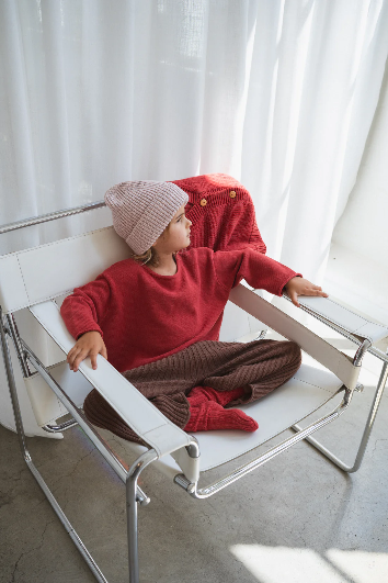 Knit Beanie | Dusty Pink