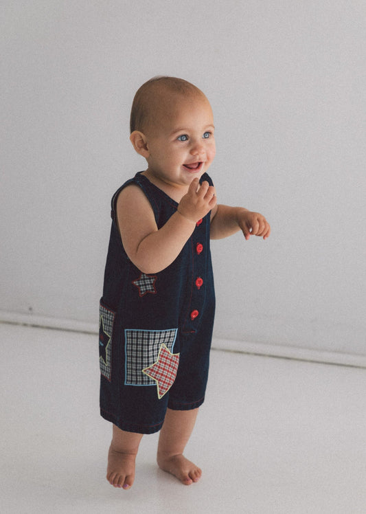 Franky Romper | indigo