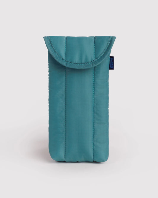 Puffy glasses sleeve | peacock