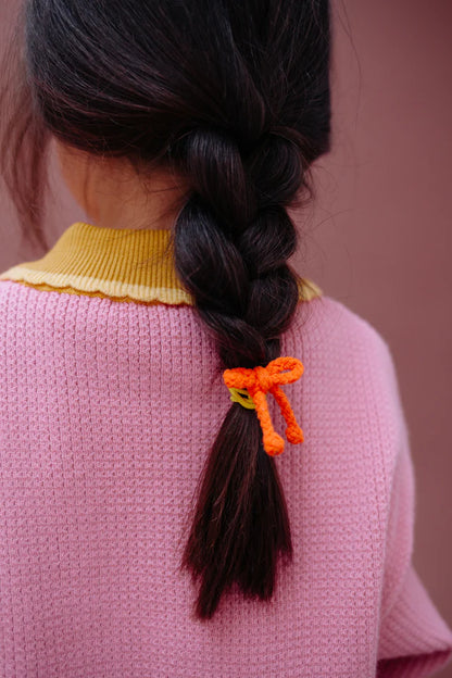 Hair ties | set of 2 | campfire orange
