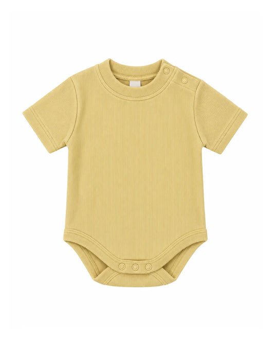 Short Sleeve Baby Body | Butter