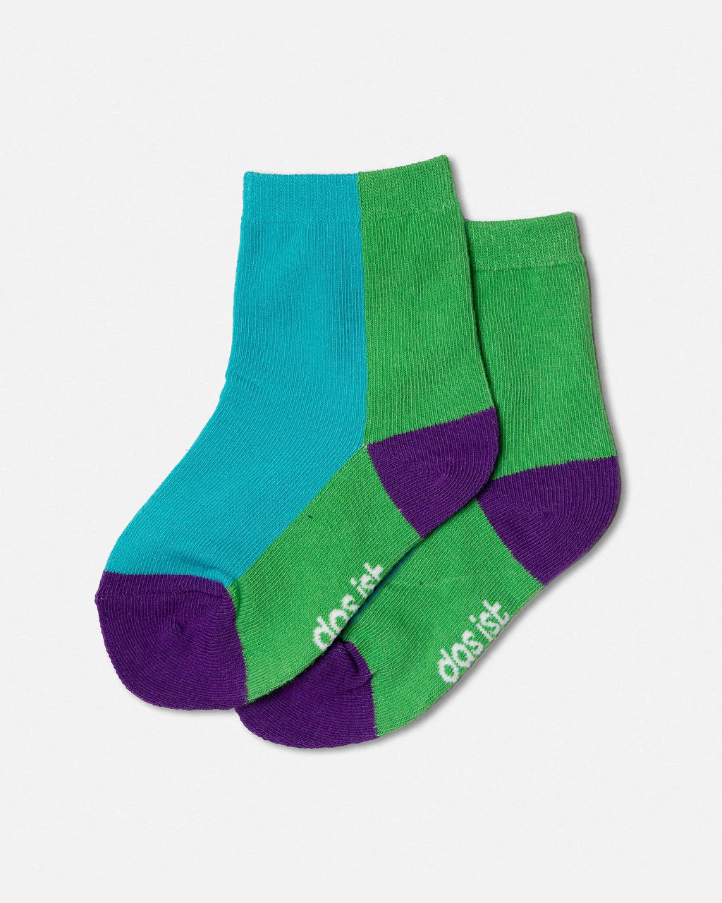Socks Aqua & Apple