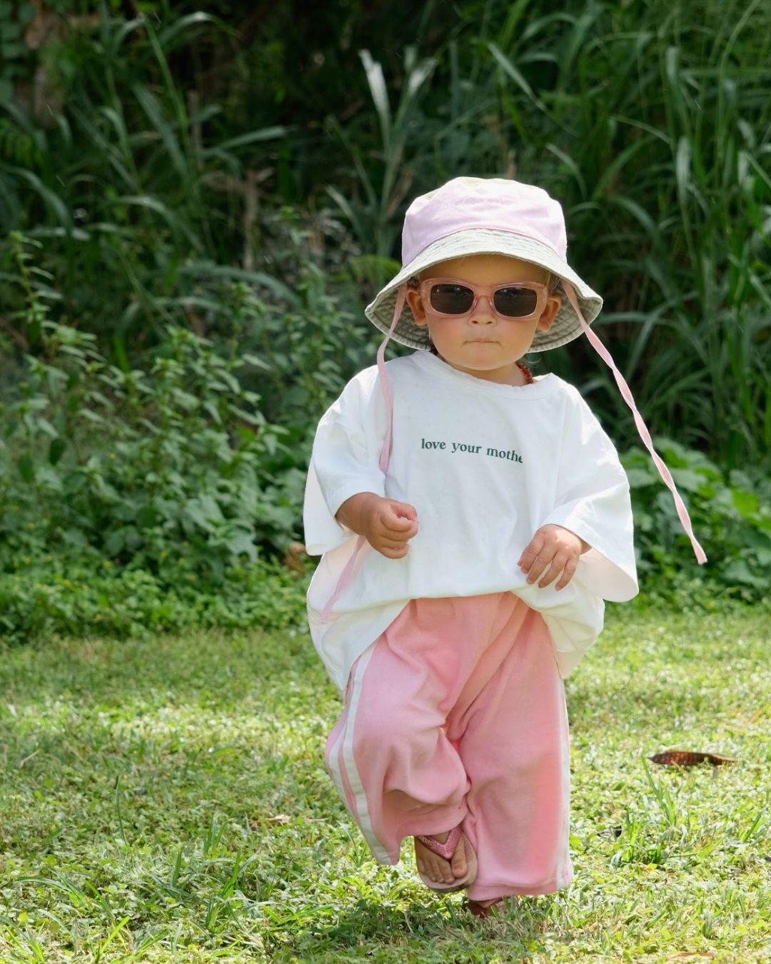 Lala bucket hat | peony lizard