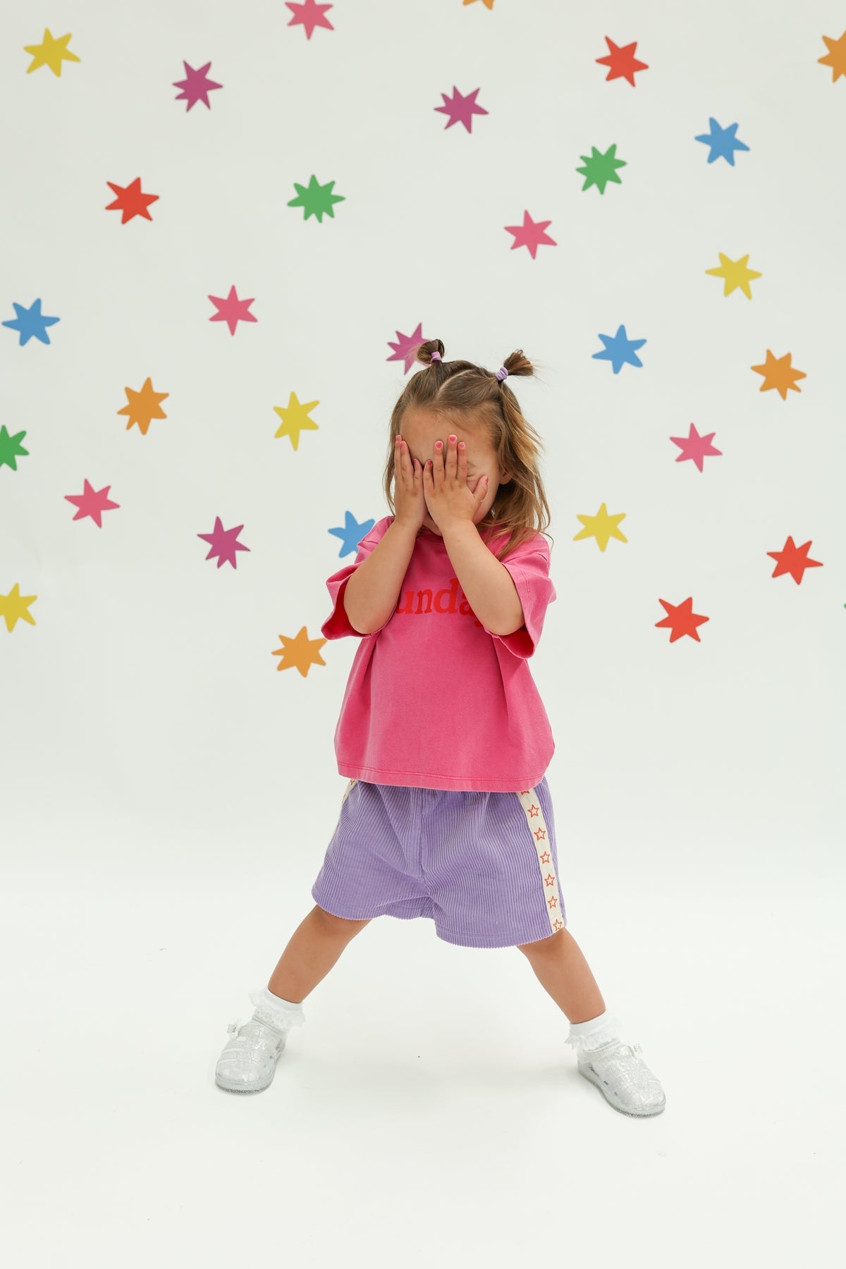 Playtime cord shorts | purple