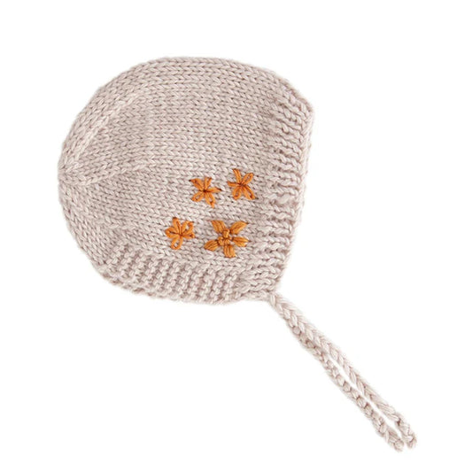 Flowers Bonnet | Oatmeal