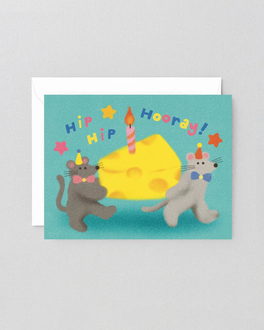 Hip Hip Hooray Birthday Card