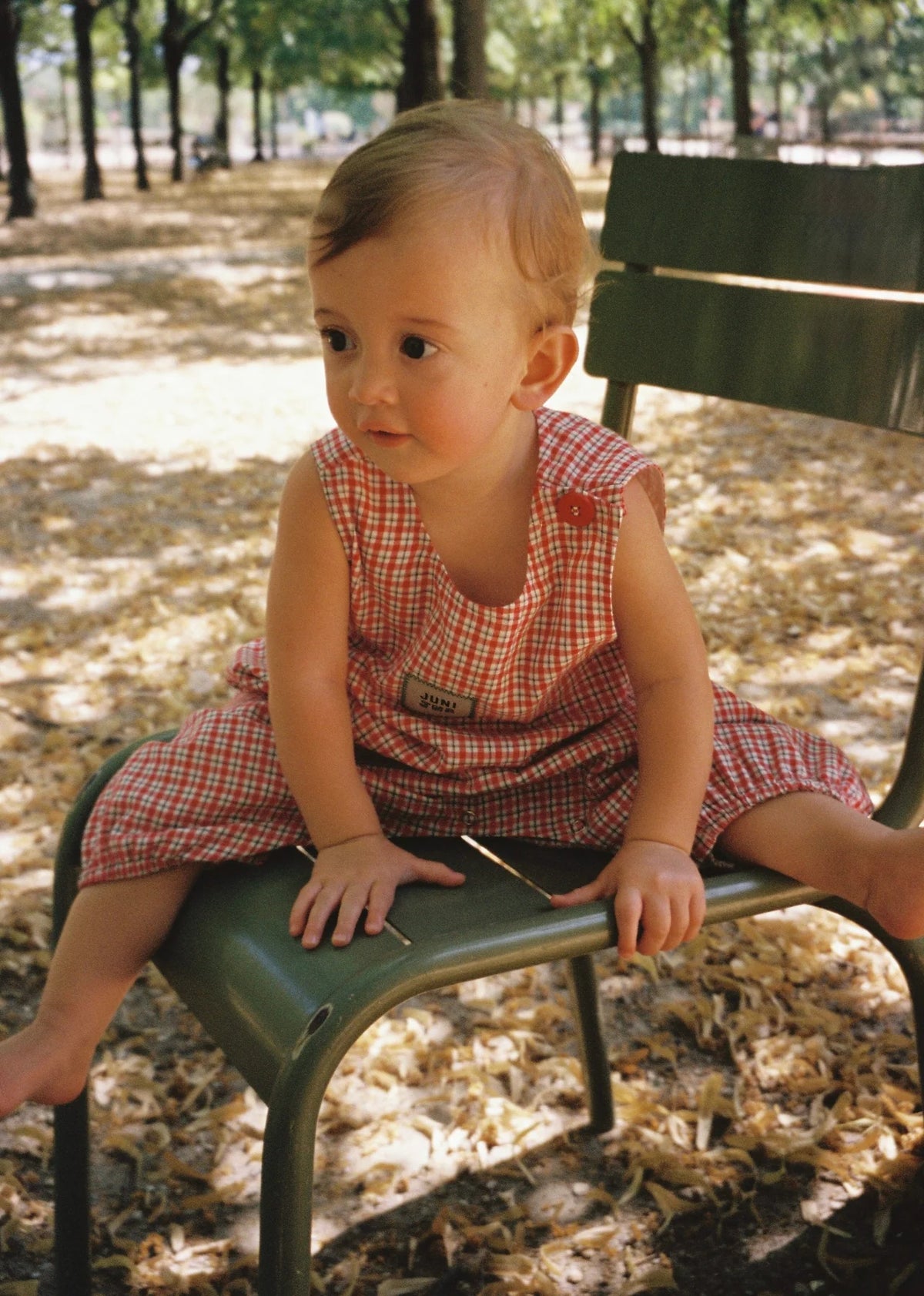 Avery Romper | Red Check