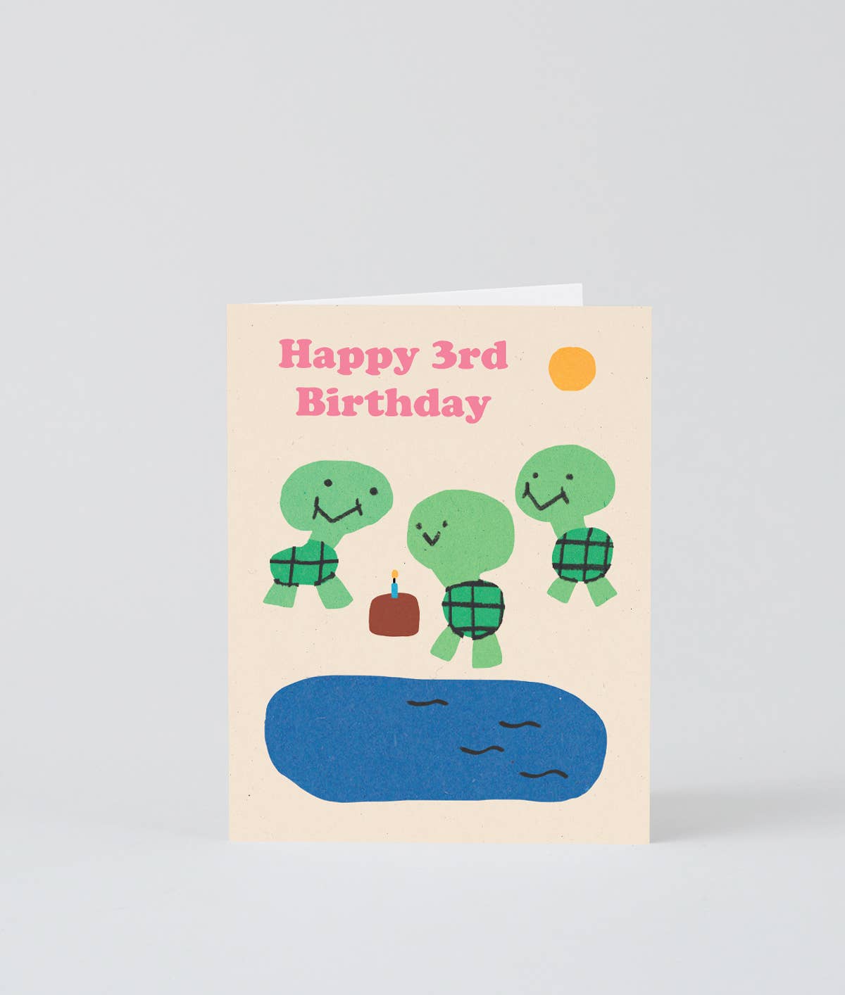 Happy 3rd Birthday Kids Birthday Greetings Card