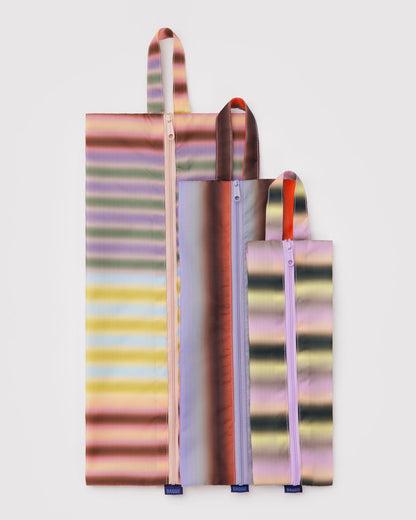 3D Zip Set | gradient stripes