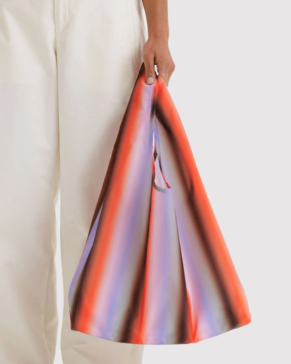 Standard Baggu | gradient stripe poppy & lilac